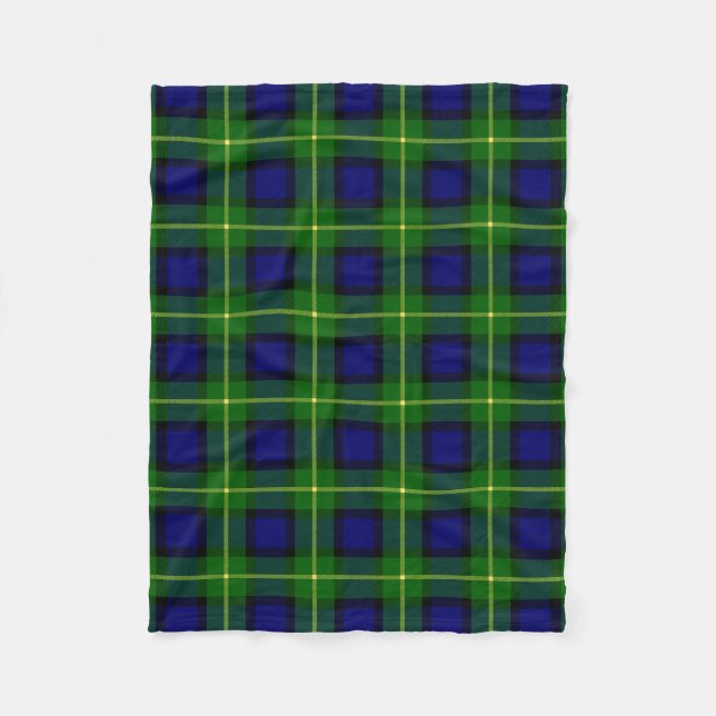 Scottish Klan Gordon Tartan Play Fleecefilt (Framsidan)