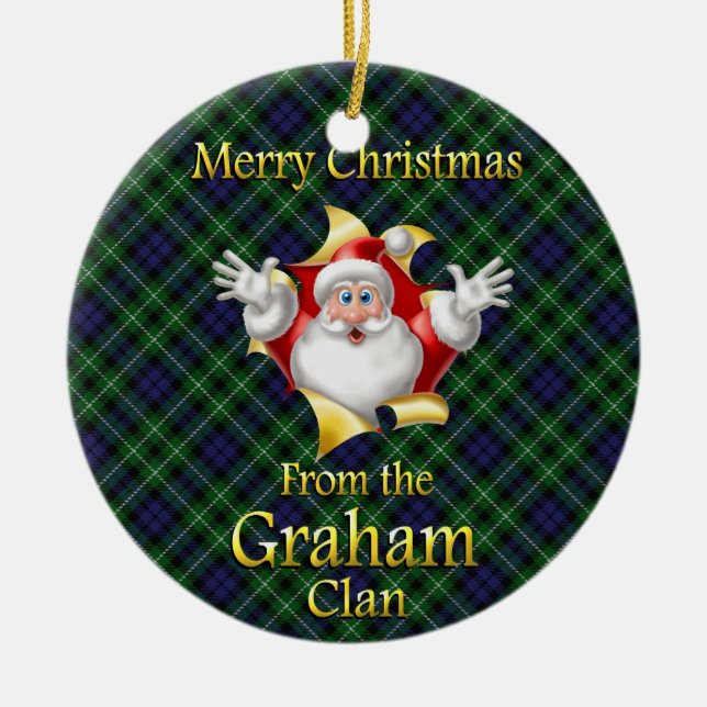 Scottish Klan Graham Jul Ornament (Framsidan)