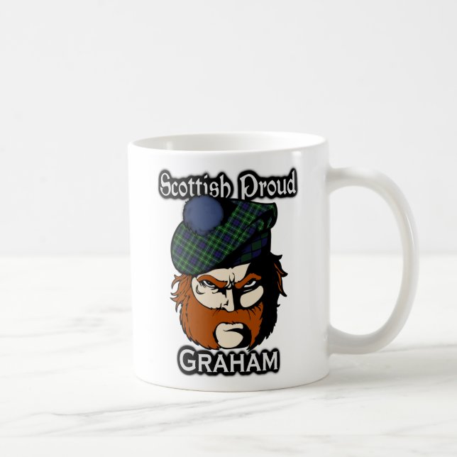 Scottish Klan Graham Tartan Scottish Kaffemugg (Höger)