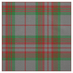 Scottish Klan Grått Tartan Pput Tyg
