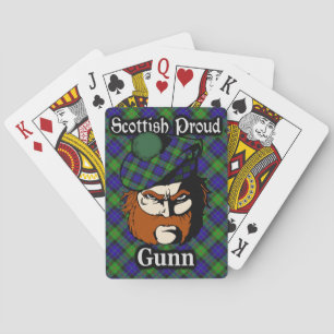 Scottish Klan Gunn Tartan Deck Kortlek