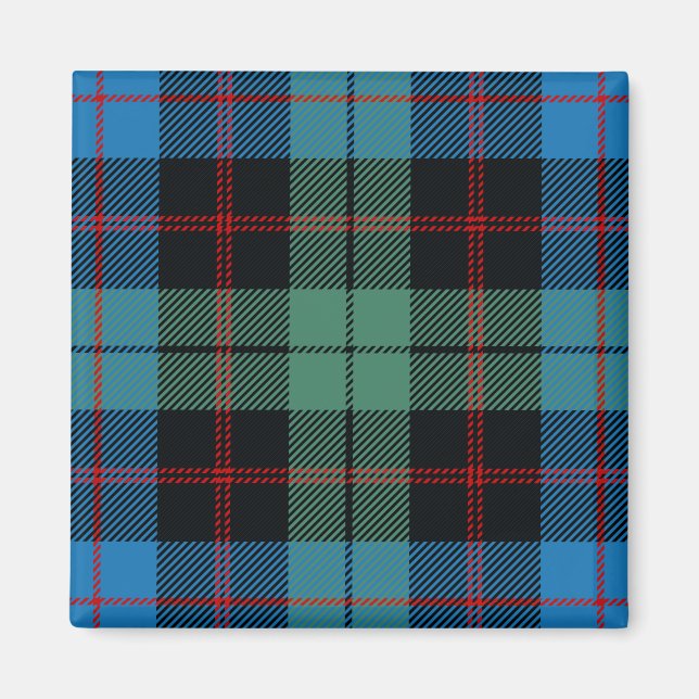 Scottish Klan Guthrie Tartan Play Magnet (Framsidan)