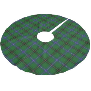 Scottish Klan Henderson Tartan Julgransmatta Borstad Polyester