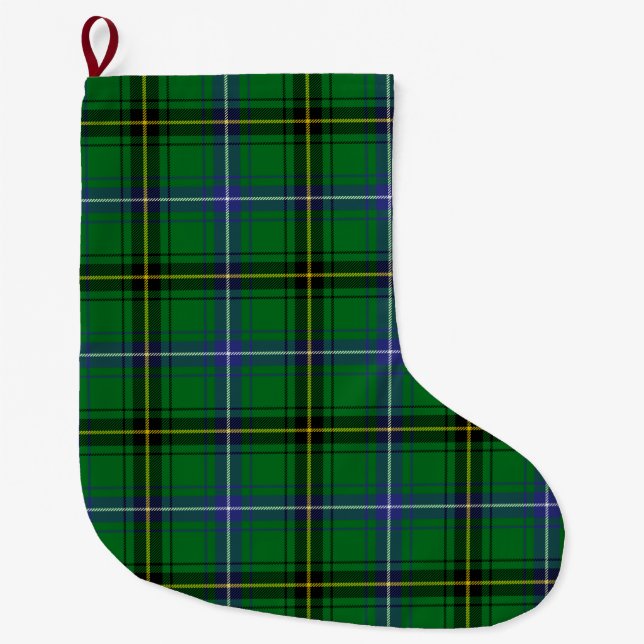 Scottish Klan Henderson Tartan Play Stor Julstrumpa (Framsidan)