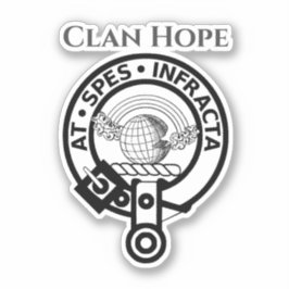 Scottish Klan Hope Vapensköld Badge Sticker Klistermärken