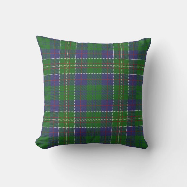Scottish Klan Hunter Tartan Utomhuskudde (Framsida)