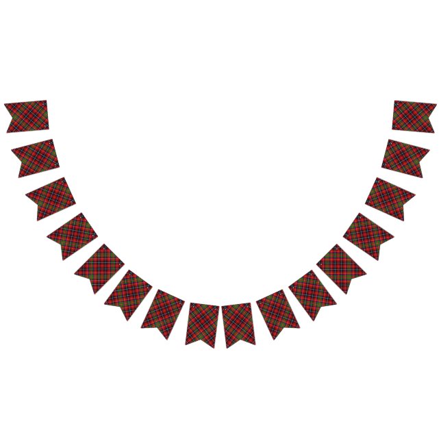 Scottish Klan Innes Tartan Vimplar (Alla)