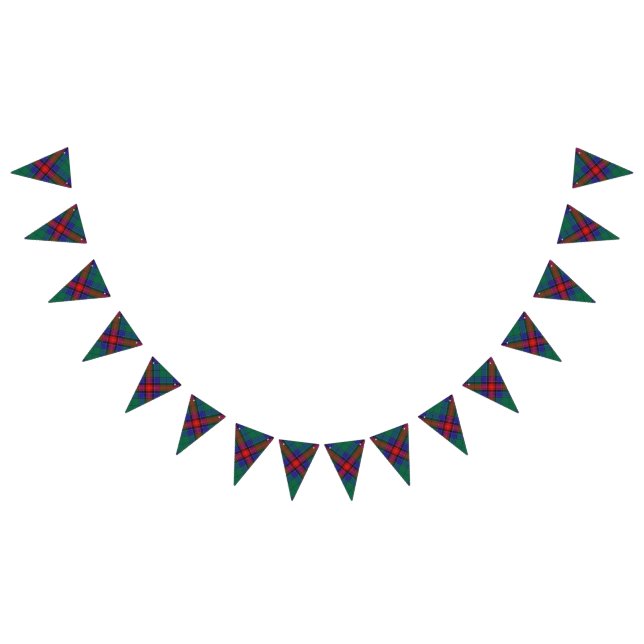 Scottish Klan Jardine Tartan Vimplar (Alla)