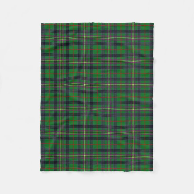 Scottish Klan Kennedy Tartan Play Fleecefilt (Framsidan)