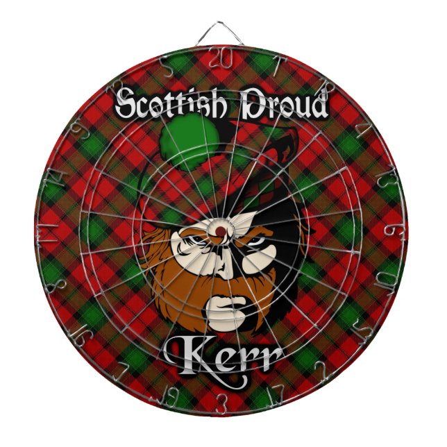 Scottish Klan Kerr Tartan Dartboard Piltavla (Framsidan)