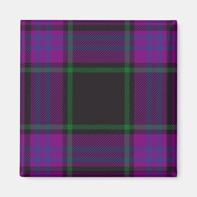 Scottish Klan Laird Tartan Play Magnet (Framsidan)