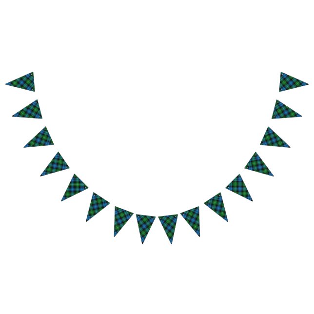 Scottish Klan Lamont Tartan Vimplar (Alla)