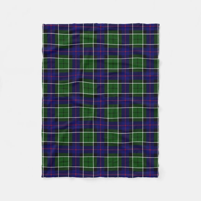 Scottish Klan Leslie Tartan Play Fleecefilt (Framsidan)