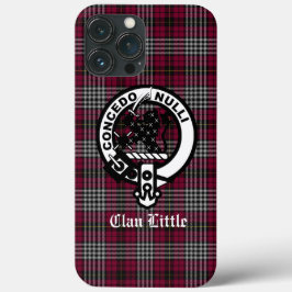 Scottish Klan Little Vapensköld Badge och Tartan A
