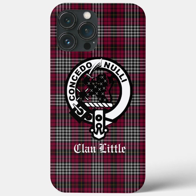 Scottish Klan Little Vapensköld Badge och Tartan A (Baksida)