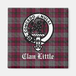 Scottish Klan Little Vapensköld Badge och Tartan A Magnet
