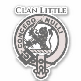 Scottish Klan Little Vapensköld Badge Sticker Klistermärken