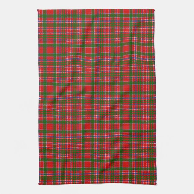 Scottish Klan MacAlister Tartan Plaid Kökshandduk (Vertikal)