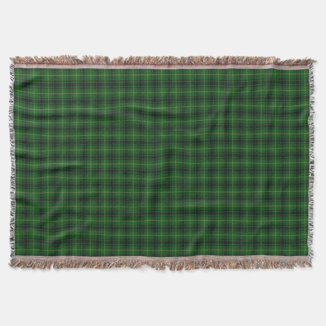 Scottish Klan MacArthur Tartan Filt (Framsidan)