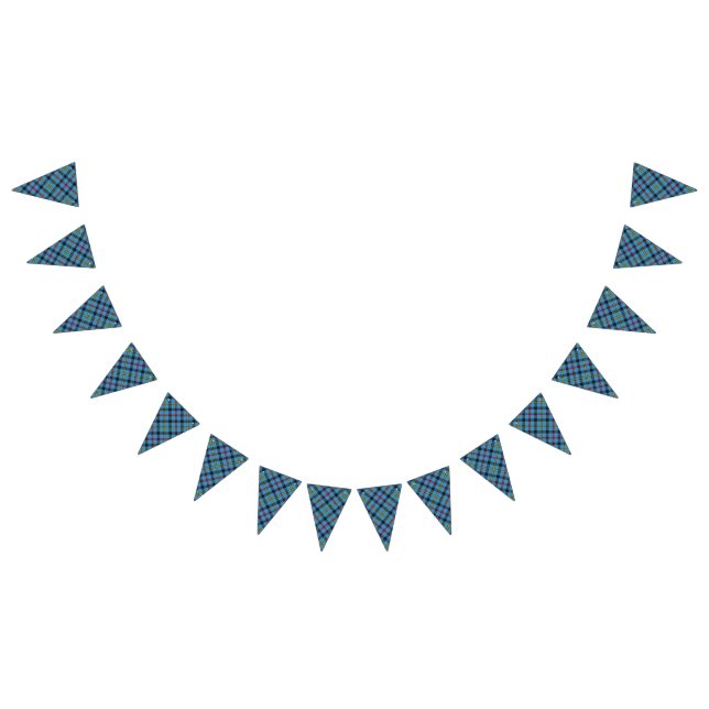 Scottish Klan MacCrimmon Tartan Vimplar (Alla)