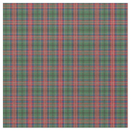 Scottish Klan MacCulloch Play Red Blue-Grönt Tyg