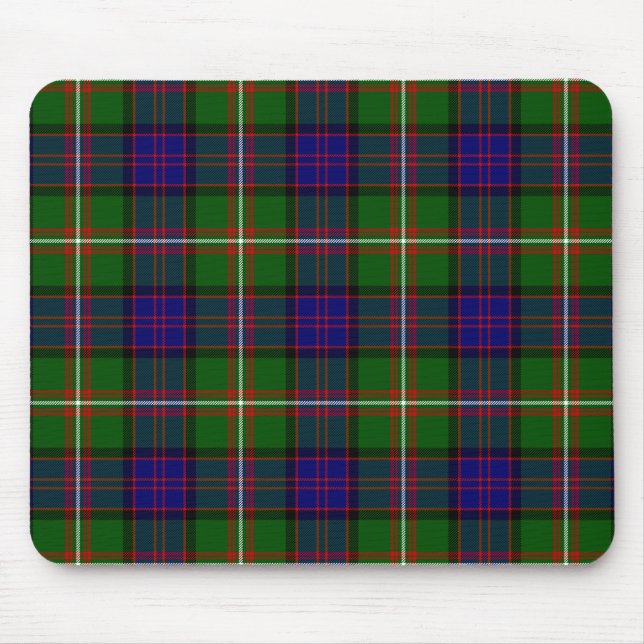 Scottish Klan MacDonald of Clanranald Tartan Musmatta (Framsidan)
