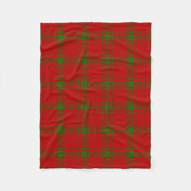 Scottish Klan MacDonald of Sleat Tartan Play Fleecefilt (Framsidan)