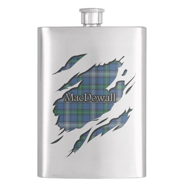 Scottish Klan MacDowall Tartan Fickplunta (Framsidan)