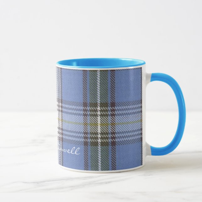 Scottish Klan MacDowell Tartan Designer Mugg (Höger)