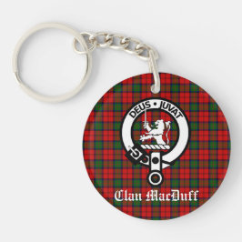Scottish Klan MacDuff Tartan och Vapensköld Badge