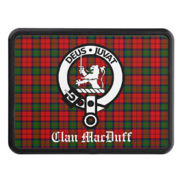 Scottish Klan MacDuff Tartan och Vapensköld Badge Dragkroksskydd
