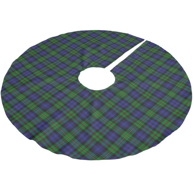 Scottish Klan MacEwen Ewen Tartan Julgransmatta Borstad Polyester (Vinklad)
