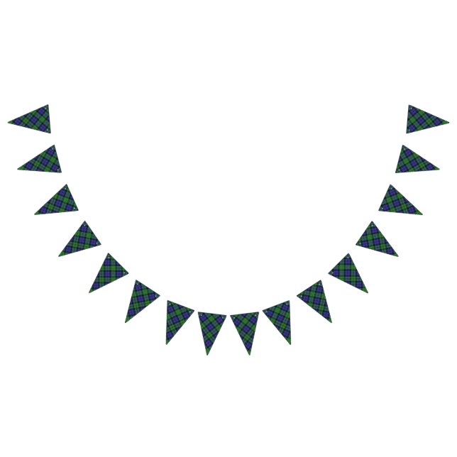 Scottish Klan MacEwen Tartan Vimplar (Alla)