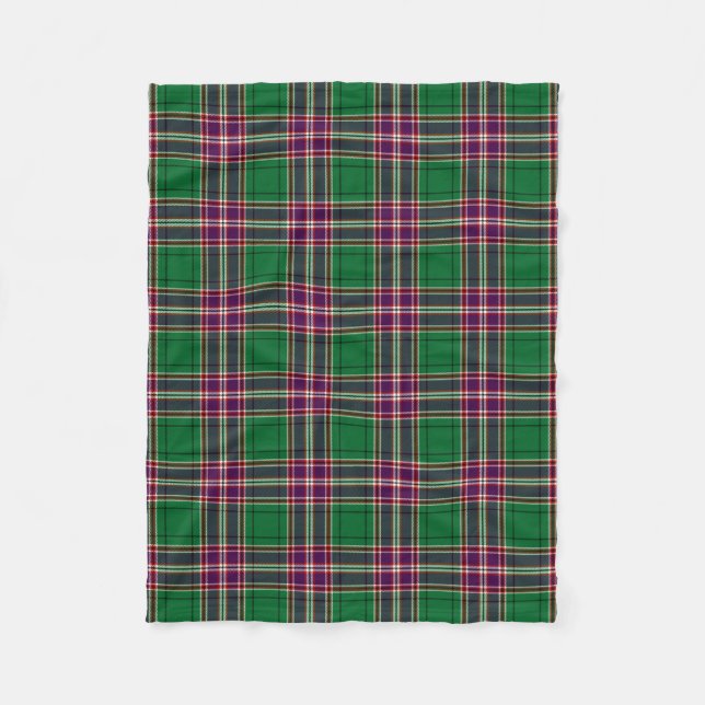 Scottish Klan MacFarlane Hunting Tartan Plaid Fleecefilt (Framsidan)