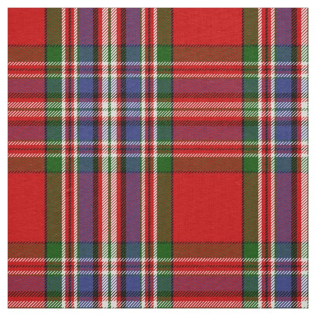 Scottish Klan MacFarlane Red Tartan Plaid Tyg (Prov)