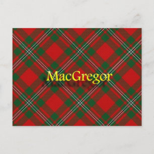 Scottish Klan MacGregor Vykort