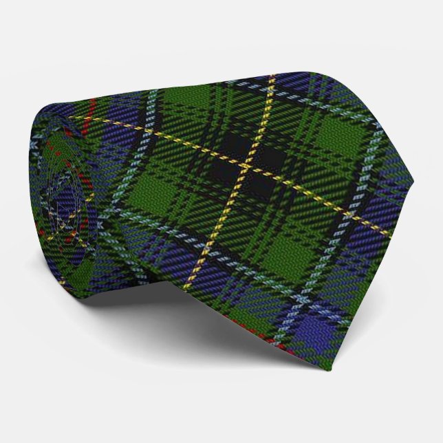 Scottish Klan MacInnes Brev M Monogram Tartan Slips (Rullad)