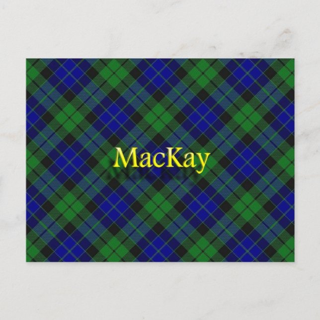 Scottish Klan MacKay Vykort (Framsida)