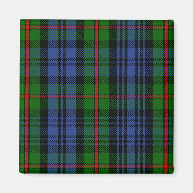 Scottish Klan MacKinlay Tartan Play Magnet (Framsidan)