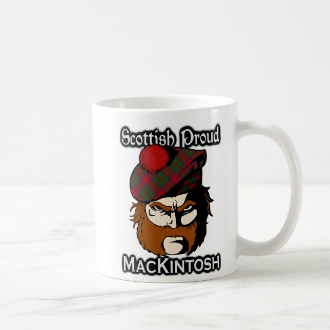 Scottish Klan MacKintosh Tartan Scottish Kaffemugg (Höger)