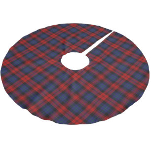 Scottish Klan MacLachlan Tartan Julgransmatta Borstad Polyester