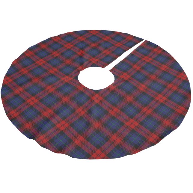 Scottish Klan MacLachlan Tartan Julgransmatta Borstad Polyester (Vinklad)