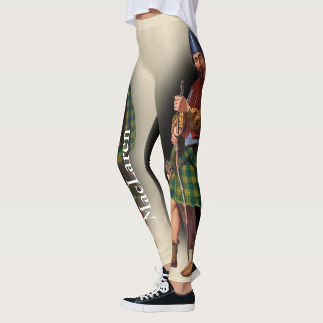 Scottish Klan MacLaren By R. R. McIan Leggings (Vänster)