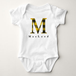 Scottish Klan MacLeod Tartan Monogram T Shirt