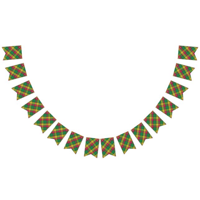 Scottish Klan MacMillan Tartan Vimplar (Alla)