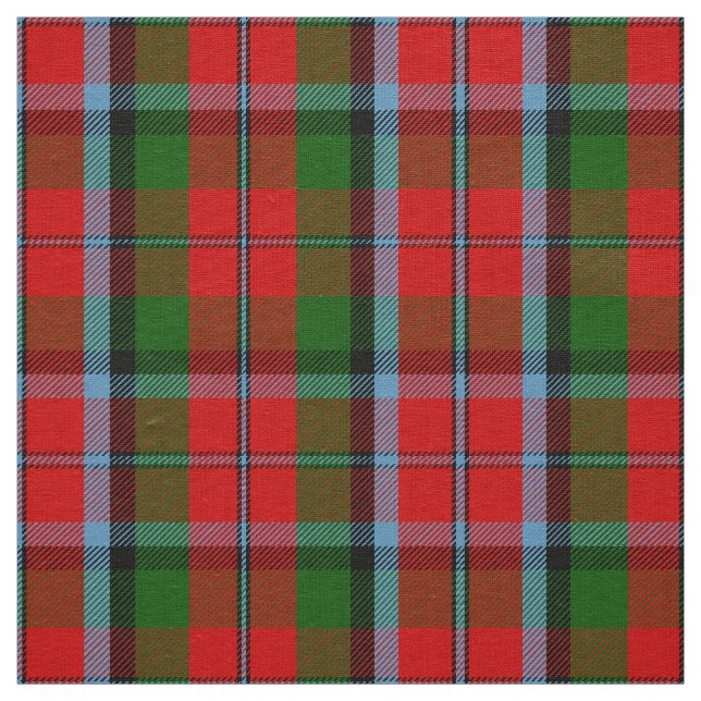 Scottish Klan MacNaughton Tartan Plaid Tyg (Prov)