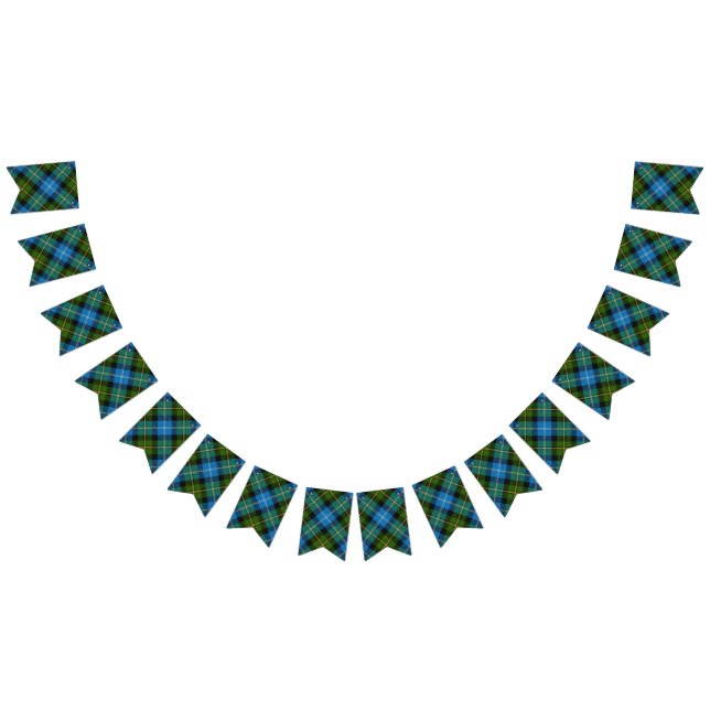 Scottish Klan MacNeil Tartan Vimplar (Alla)