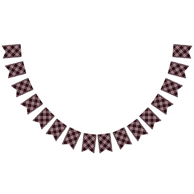 Scottish Klan MacPherson Tartan Vimplar (Alla)