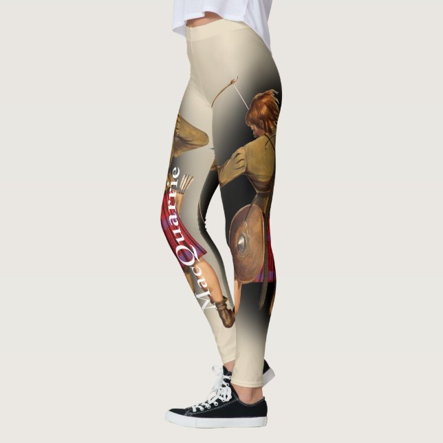 Scottish Klan MacQuarrie by R. McIan Leggings (Vänster)