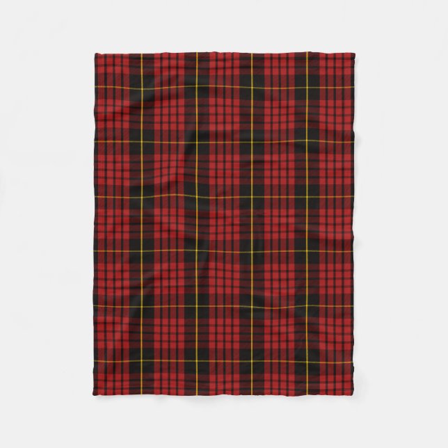 Scottish Klan MacQueen Tartan Play Fleecefilt (Framsidan)